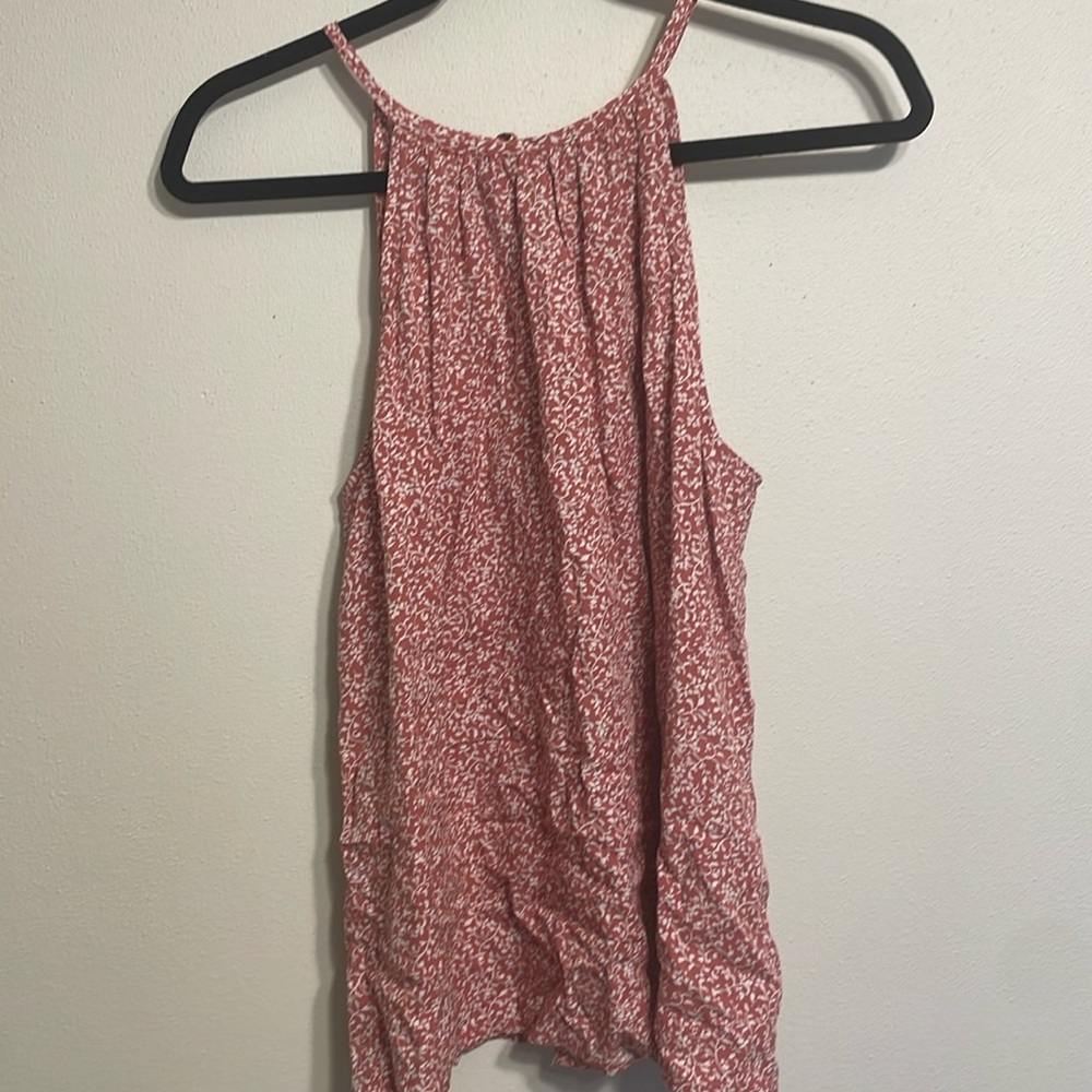 Pink and White Old Navy tank top